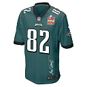 Zennovawear Ainias Smith 82 Philadelphia Eagles Super Bowl LIX Champions Patch 'New Orleans - The Ultimate Showdown' EMBROIDERED Game Men Jersey...