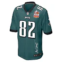 Zennovawear Ainias Smith 82 Philadelphia Eagles Super Bowl LIX Champions Patch 'New Orleans - Where Legends Are Made' EMBROIDERED Game Men Jersey...