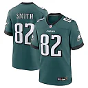 Zennovawear Ainias Smith 82 Philadelphia Eagles Team Game Men Jersey - Midnight Green