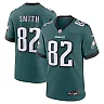 Zennovawear Ainias Smith 82 Philadelphia Eagles Team Game Men Jersey - Midnight Green
