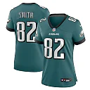 Zennovawear Ainias Smith 82 Philadelphia Eagles Women's Team Game Jersey - Midnight Green