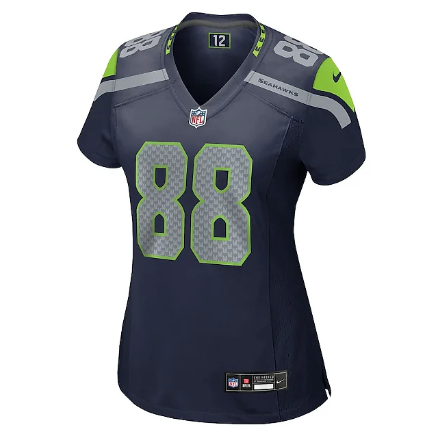Zennovawear A.J. Barner 88 Seattle Seahawks Women's Team Game Jersey - College Navy