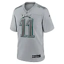 Zennovawear A.J. Brown 11 Philadelphia Eagles Men Atmosphere Fashion Game Jersey - Gray