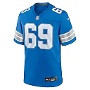 Zennovawear Al-Quadin Muhammad 69 Detroit Lions Team Game Men Jersey - Blue