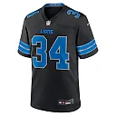 Zennovawear Alex Anzalone 34 Detroit Lions 2nd Alternate Game Men Jersey - Black