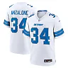 Zennovawear Alex Anzalone 34 Detroit Lions White Game Men Jersey - White