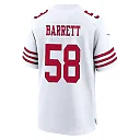 Zennovawear Alex Barrett 58 San Francisco 49ers NFC Champions Patch Game Men Jersey - White