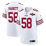 Zennovawear Alex Barrett 58 San Francisco 49ers NFC Champions Patch Game Men Jersey - White