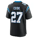 Zennovawear Alex Cook 27 Carolina Panthers Game Men Jersey - Black
