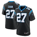 Zennovawear Alex Cook 27 Carolina Panthers Game Men Jersey - Black