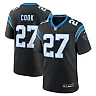 Zennovawear Alex Cook 27 Carolina Panthers Game Men Jersey - Black