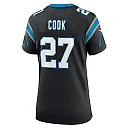 Zennovawear Alex Cook 27 Carolina Panthers Game Women Jersey - Black