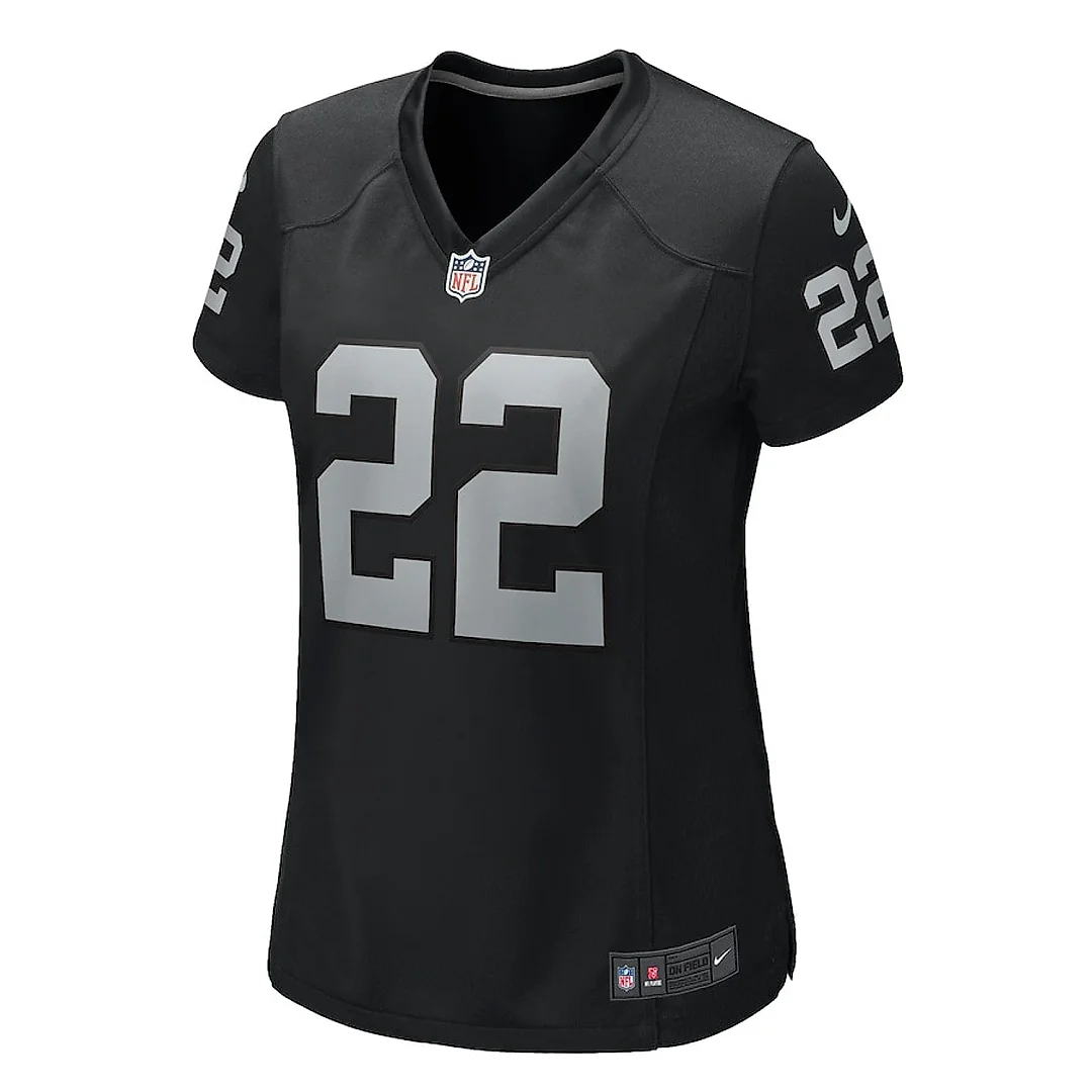 Zennovawear Alexander Mattison 22 Las Vegas Raiders Women's Team Game Jersey - Black