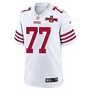Zennovawear Alfredo Gutierrez 77 San Francisco 49ers NFC Champions Patch Game Men Jersey - White