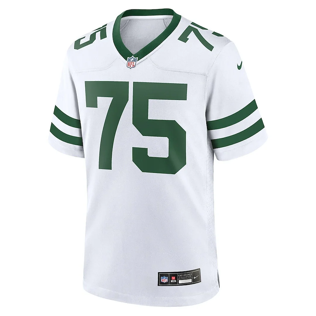 Zennovawear Alijah Vera-Tucker 75 New York Jets Game Jersey - Men, Legacy White