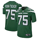Zennovawear Alijah Vera-Tucker 75 New York Jets Men Game Jersey - Gotham Green