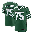 Zennovawear Alijah Vera-Tucker 75 New York Jets Team Game Men Jersey - Legacy Green