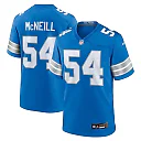 Zennovawear Alim McNeill 54 Detroit Lions Team Game Men Jersey - Blue