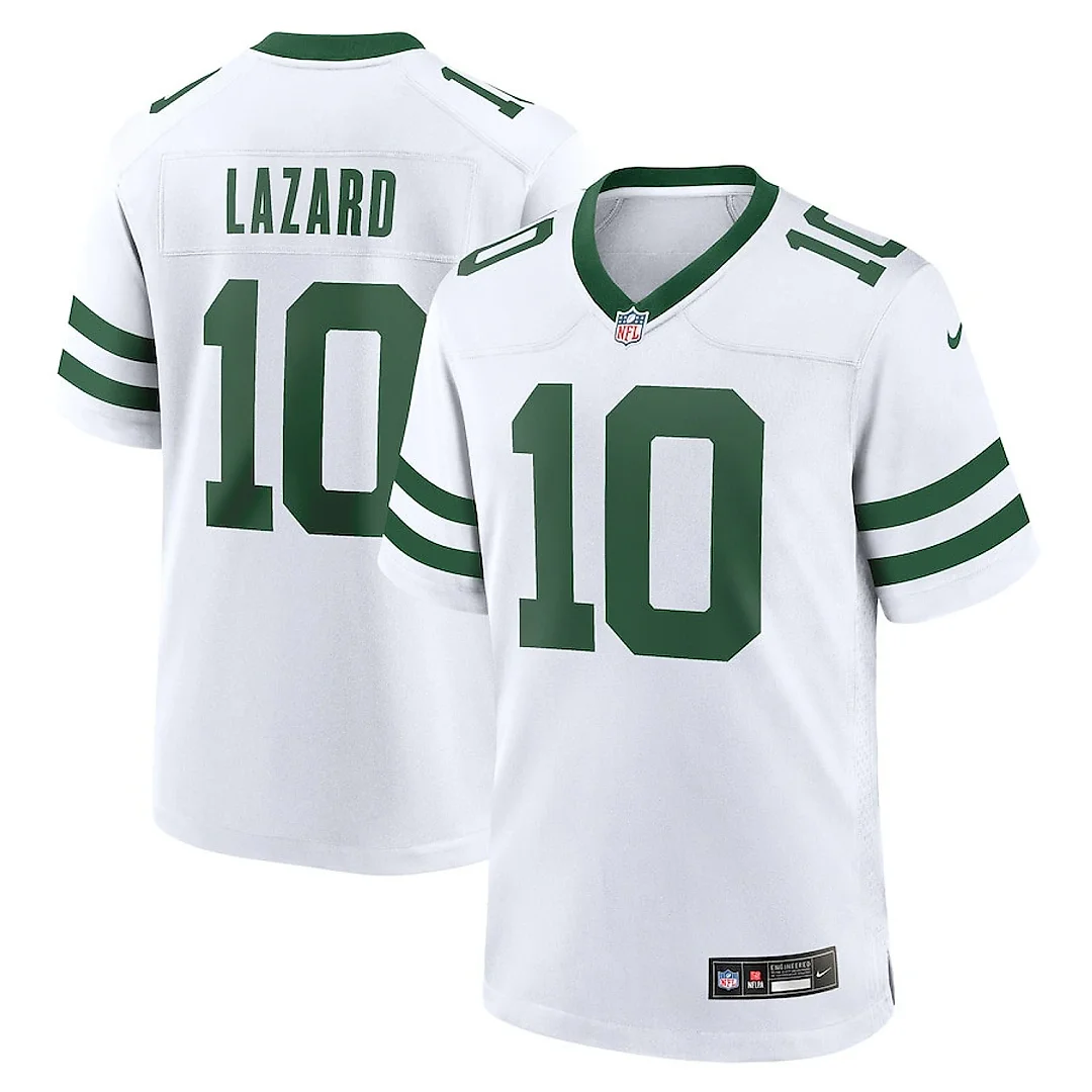 Zennovawear Allen Lazard 10 New York Jets Game Jersey - Men, Legacy White