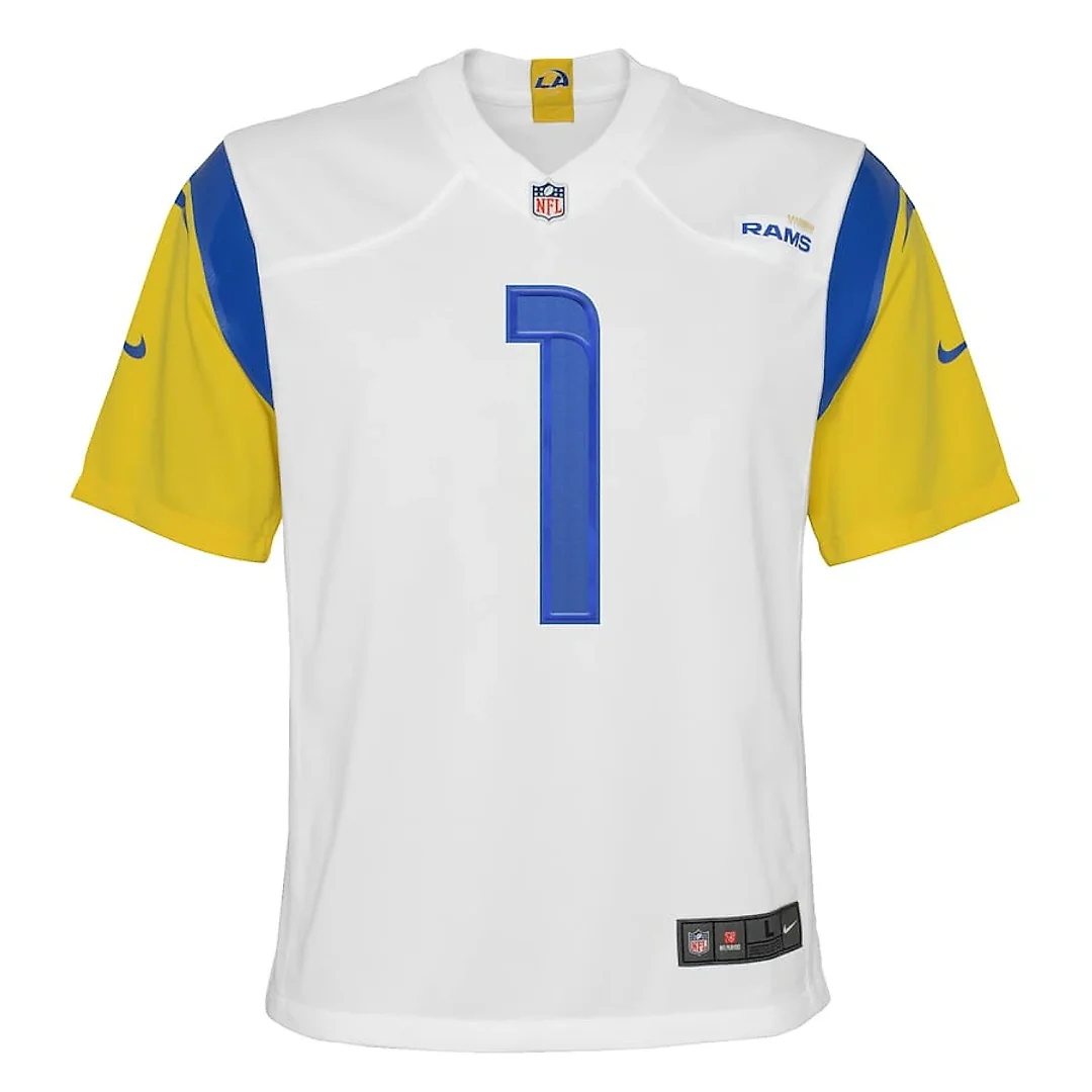 Zennovawear Allen Robinson 1 Los Angeles Rams YOUTH Game Jersey - White
