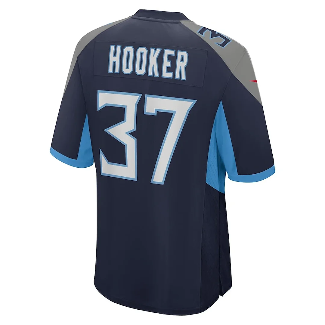 Zennovawear Amani Hooker 37 Tennessee Titans Game Men Jersey - Navy