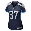 Zennovawear Amani Hooker 37 Tennessee Titans Women's Game Jersey - Navy
