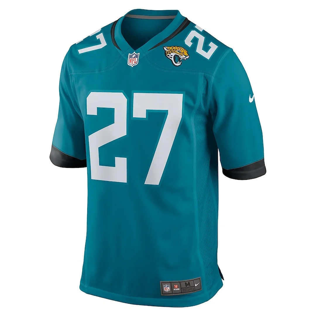 Zennovawear Amani Oruwariye 27 Jacksonville Jaguars Game Men Jersey - Teal