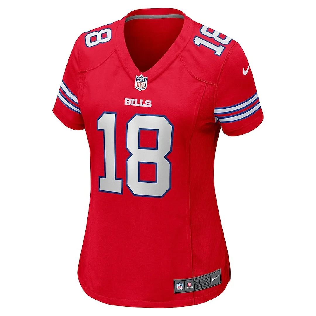 Zennovawear Amari Cooper 18 Buffalo Bills Women's 2nd Alternate Game Jersey - Red