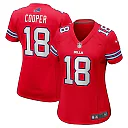 Zennovawear Amari Cooper 18 Buffalo Bills Women's 2nd Alternate Game Jersey - Red