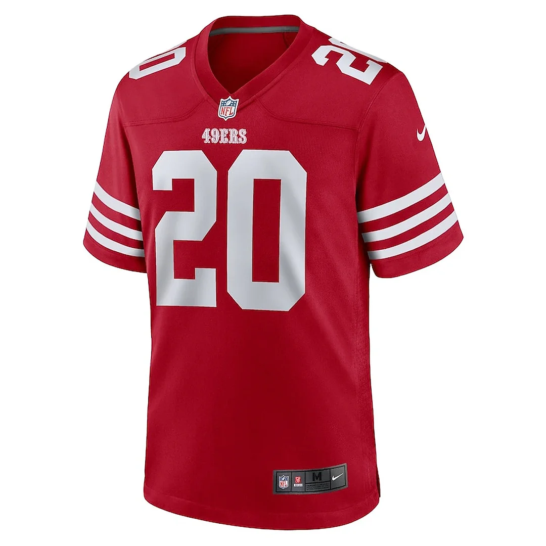 Zennovawear Ambry Thomas 20 San Francisco 49ers Game Men Jersey - Scarlet