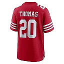 Zennovawear Ambry Thomas 20 San Francisco 49ers Game Men Jersey - Scarlet