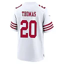 Zennovawear Ambry Thomas 20 San Francisco 49ers NFC Champions Patch Game Men Jersey - White