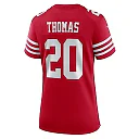 Zennovawear Ambry Thomas 20 San Francisco 49ers Women's Game Jersey - Scarlet