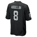Zennovawear Ameer Abdullah 8 Las Vegas Raiders Team Game Men Jersey - Black
