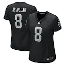 Zennovawear Ameer Abdullah 8 Las Vegas Raiders Women's Team Game Jersey - Black