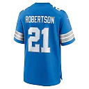 Zennovawear Amik Robertson 21 Detroit Lions Team Game Men Jersey - Blue