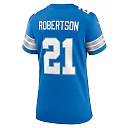 Zennovawear Amik Robertson 21 Detroit Lions Team Game Women Jersey - Blue