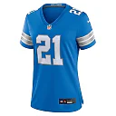 Zennovawear Amik Robertson 21 Detroit Lions Team Game Women Jersey - Blue