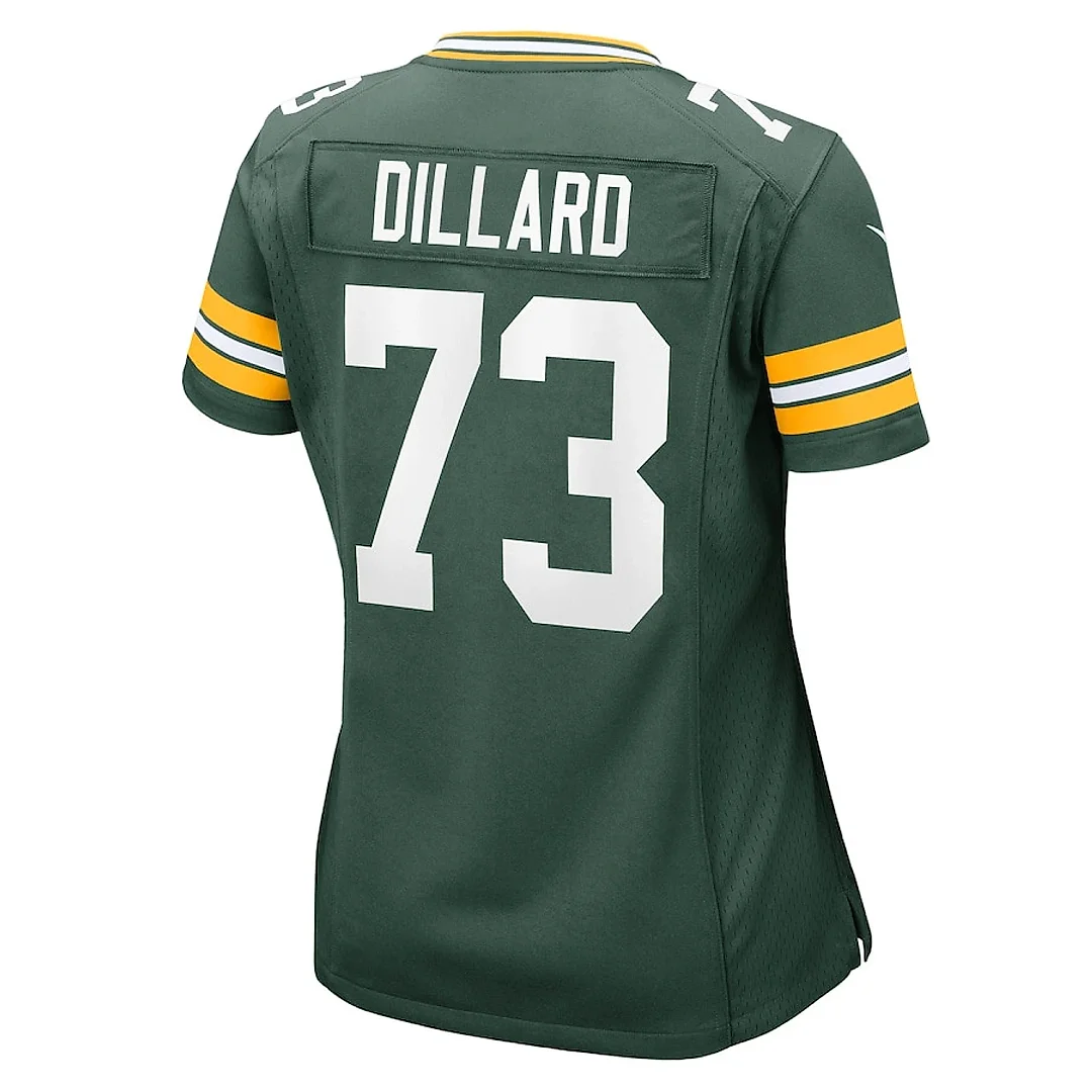 Zennovawear Andre Dillard 73 Green Bay Packers Women's Game Jersey - Green
