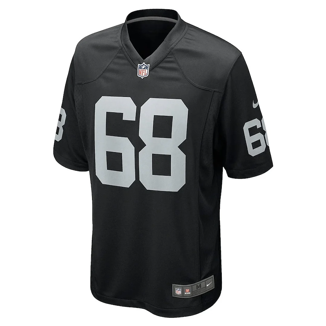 Zennovawear Andre James 68 Las Vegas Raiders Men Game Jersey - Black