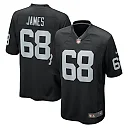 Zennovawear Andre James 68 Las Vegas Raiders Men Game Jersey - Black