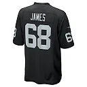 Zennovawear Andre James 68 Las Vegas Raiders Men Game Jersey - Black