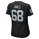 Zennovawear Andre James 68 Las Vegas Raiders Women Game Jersey - Black