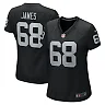 Zennovawear Andre James 68 Las Vegas Raiders Women Game Jersey - Black