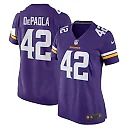 Zennovawear Andrew DePaola 42 Minnesota Vikings Women Game Jersey - Purple