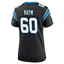 Zennovawear Andrew Raym 60 Carolina Panthers Women's Game Jersey - Black