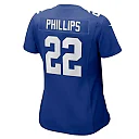 Zennovawear Andru Phillips 22 New York Giants Women's Game Jersey - Royal