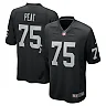 Zennovawear Andrus Peat 75 Las Vegas Raiders Team Game Men Jersey - Black