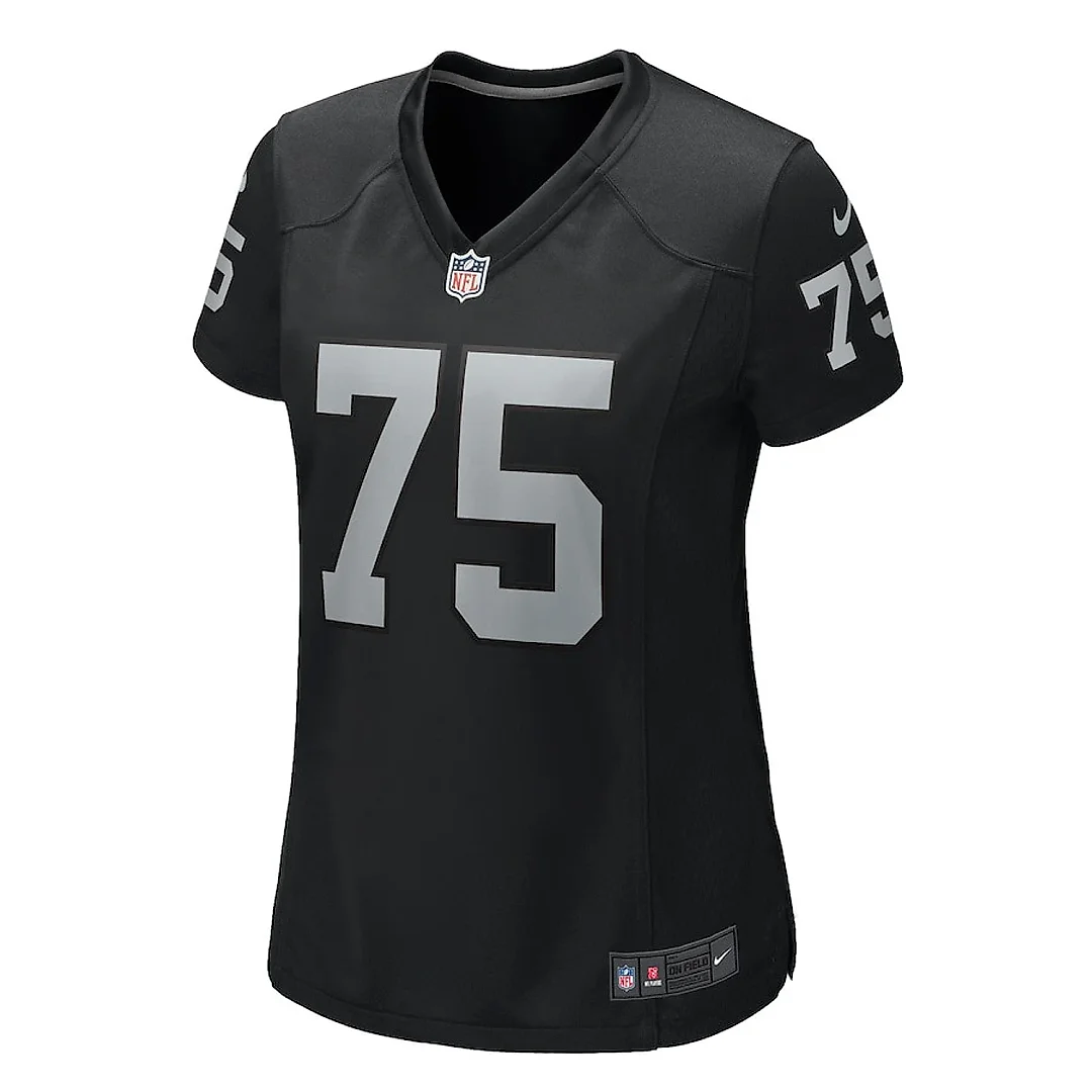 Zennovawear Andrus Peat 75 Las Vegas Raiders Women's Team Game Jersey - Black