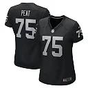 Zennovawear Andrus Peat 75 Las Vegas Raiders Women's Team Game Jersey - Black